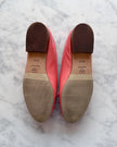 Chanel Raspberry Pink Leather CC Ballet Flats (34.5)
