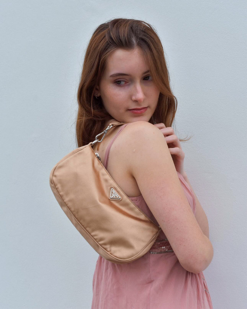 Prada Satin Powder Pink Handbag