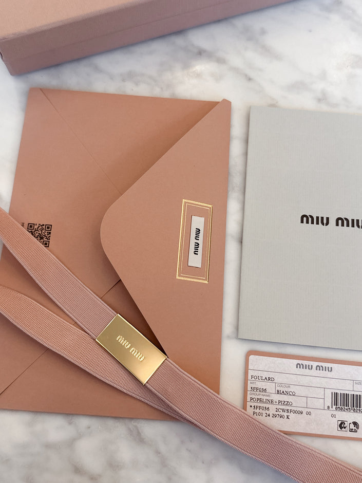 Miu Miu SS 2025 Lace Head and Neck Scarf RRP £220