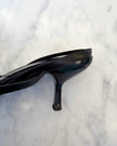 Dior by John Galliano Black Logo Strappy Heels (36.5)