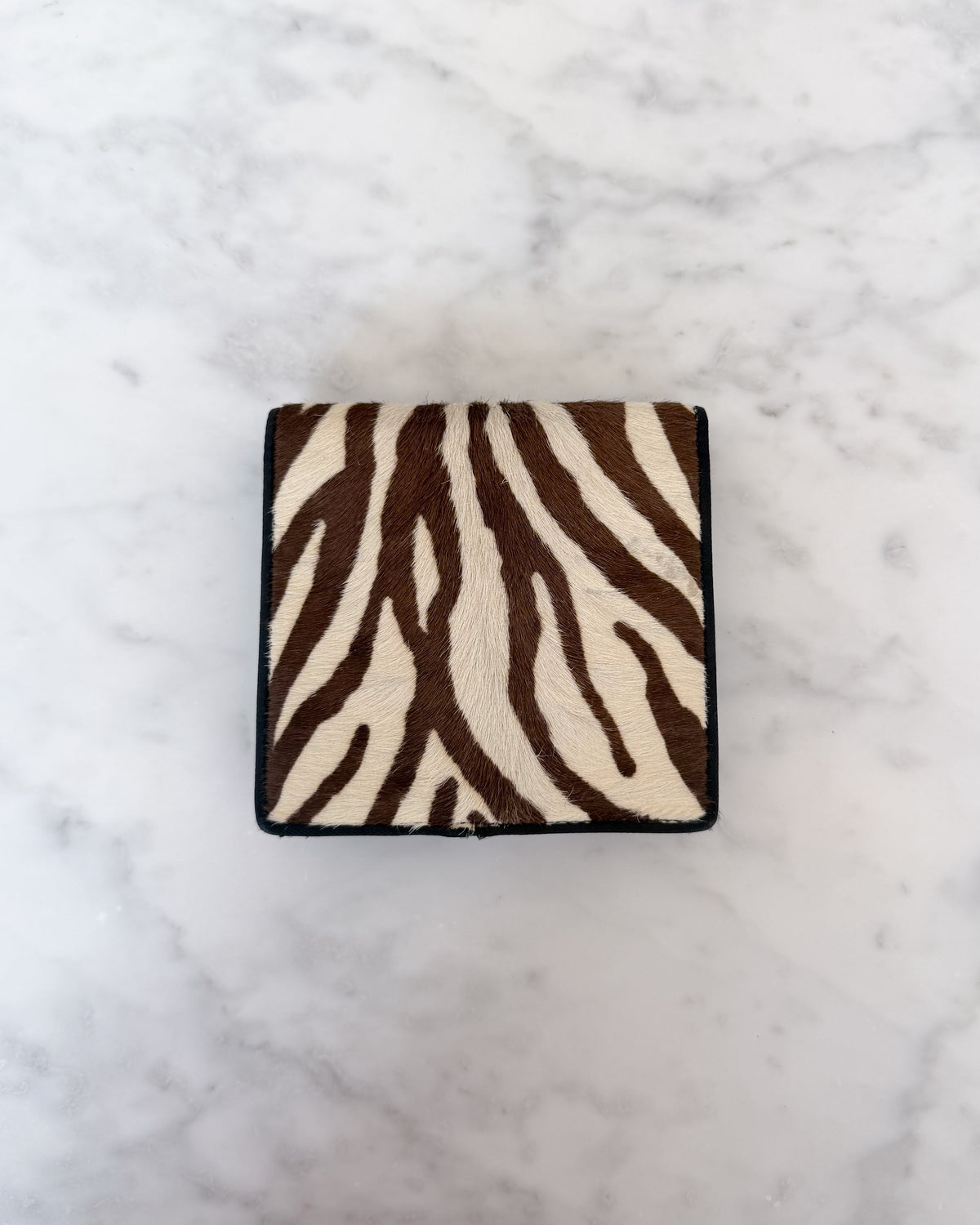 Christian Dior Maris Zebra Pony Hair Wallet - VERY RARE