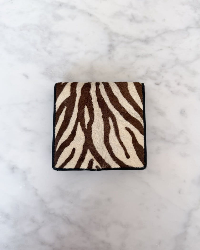 Christian Dior Maris Zebra Pony Hair Wallet - VERY RARE