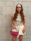 Gucci Raspberry Pink Boat Monogram Handbag