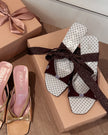 Prada Polka Dot Kitten Heel Mules 2000s (36.5)