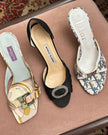 Manolo Blahnik Sedaraby Pumps in Black (37.5)