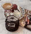 Fendi Monogram Mini Croissant Bag