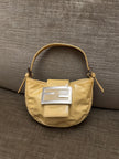 Fendi Patent Leather Yellow Mini Croissant Bag