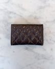 Chanel Purple Patent Quilted Embellished CC Logo Wallet