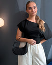 UNWORN Celine Ava Black C Macadam Monogram Shoulder Bag