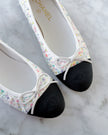 Chanel Birthday Cake Multicolour Sequinned Tweed Ballet Flats (37)