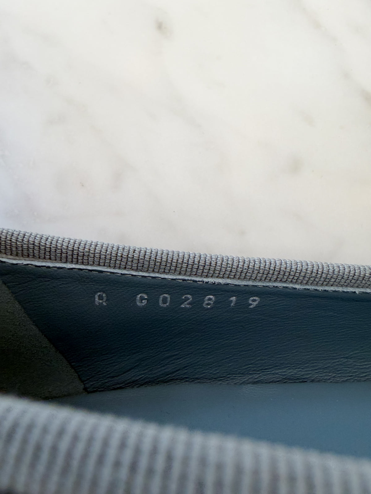 UNWORN Chanel Powder Blue Two-Tone CC Ballet Flats (37.5)