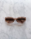 BRAND NEW Dior DiorSignature Pink Transparent Oval Sunglasses with Original Box & Case RRP £440