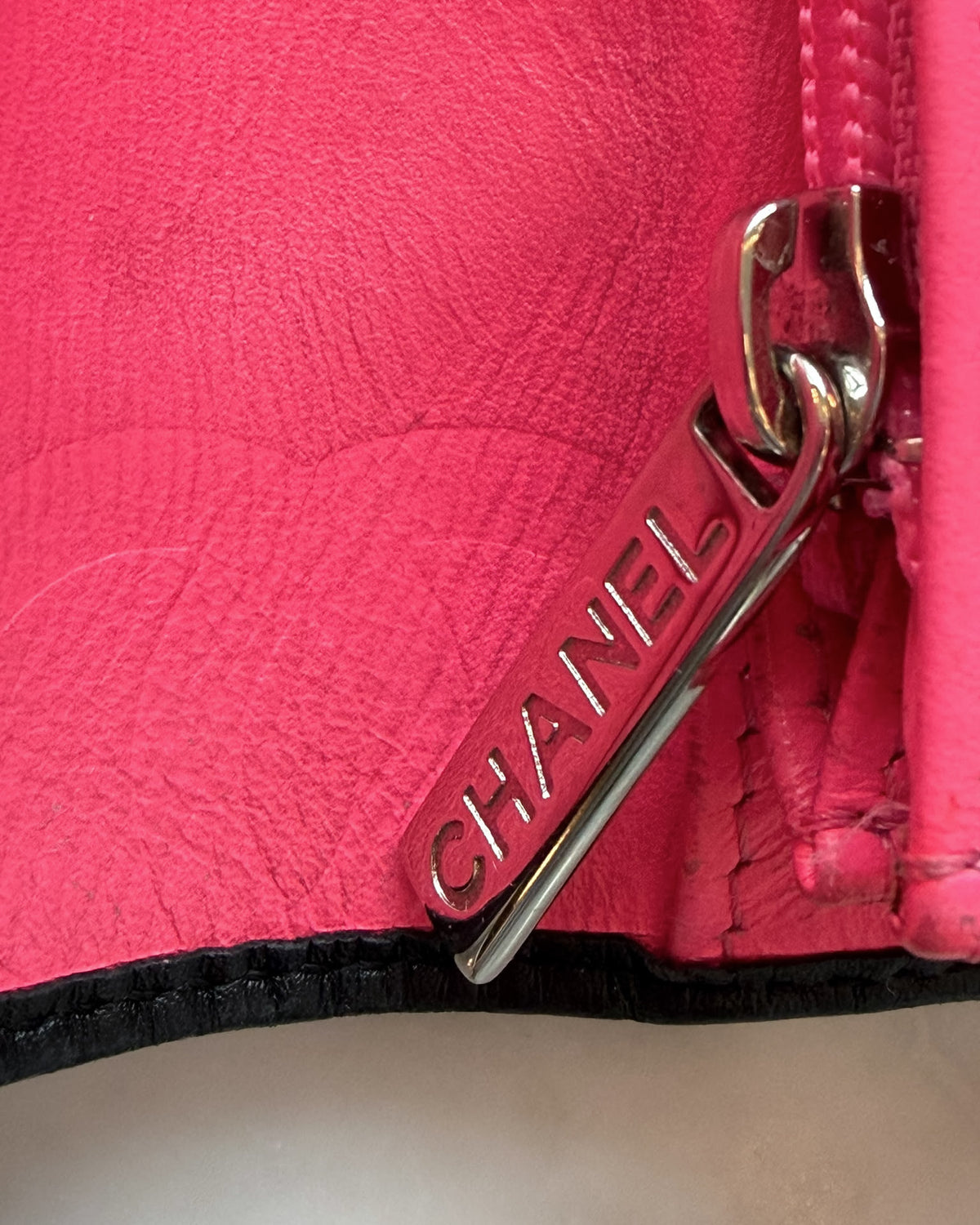 Chanel Cambon CC Quilted Long Wallet