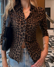 Fendi Cheetah Print Button Up Shirt (XS / S)