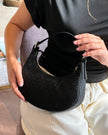 UNWORN Celine Ava Black C Macadam Monogram Shoulder Bag