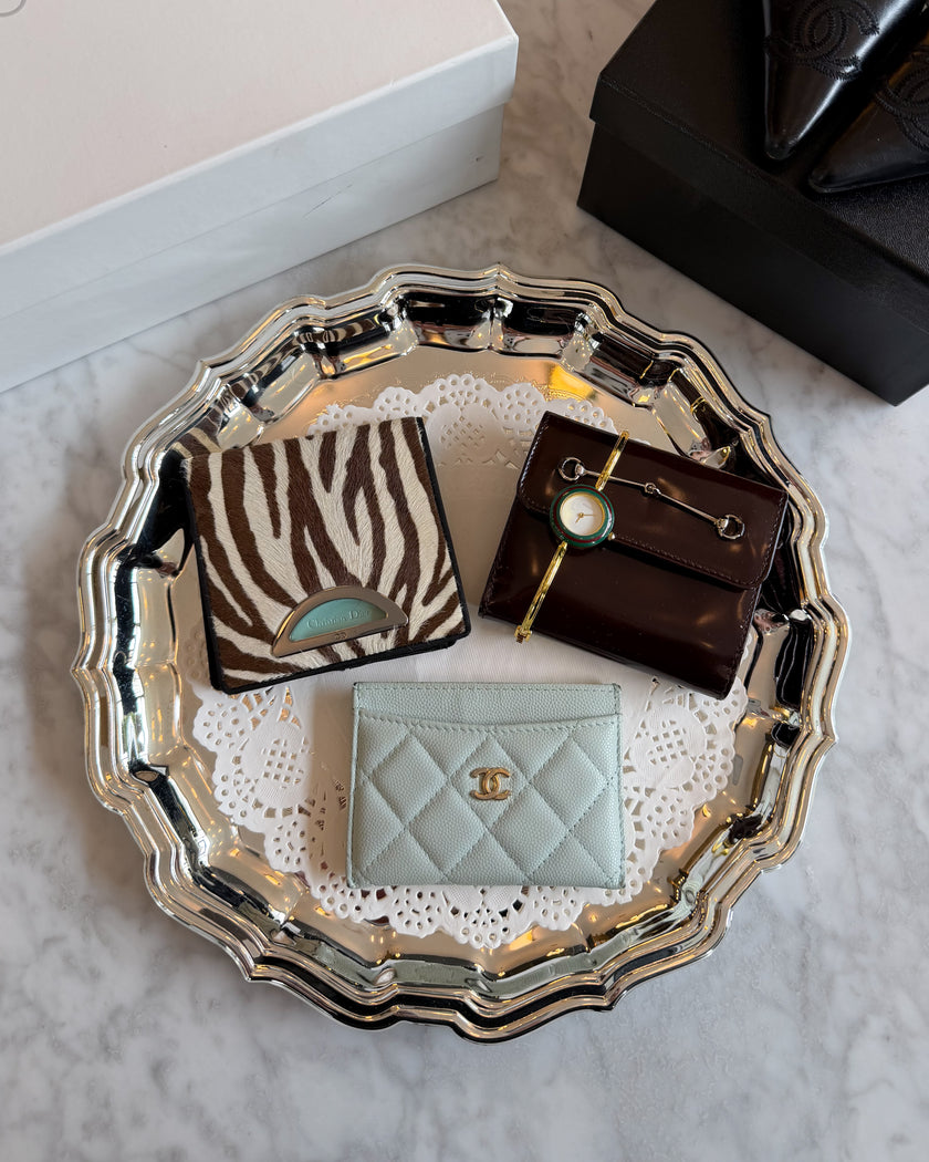 Christian Dior Maris Zebra Pony Hair Wallet - VERY RARE