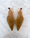 Chanel Ivory CC Logo Bow Kitten Heel Mules (35.5) - VERY RARE