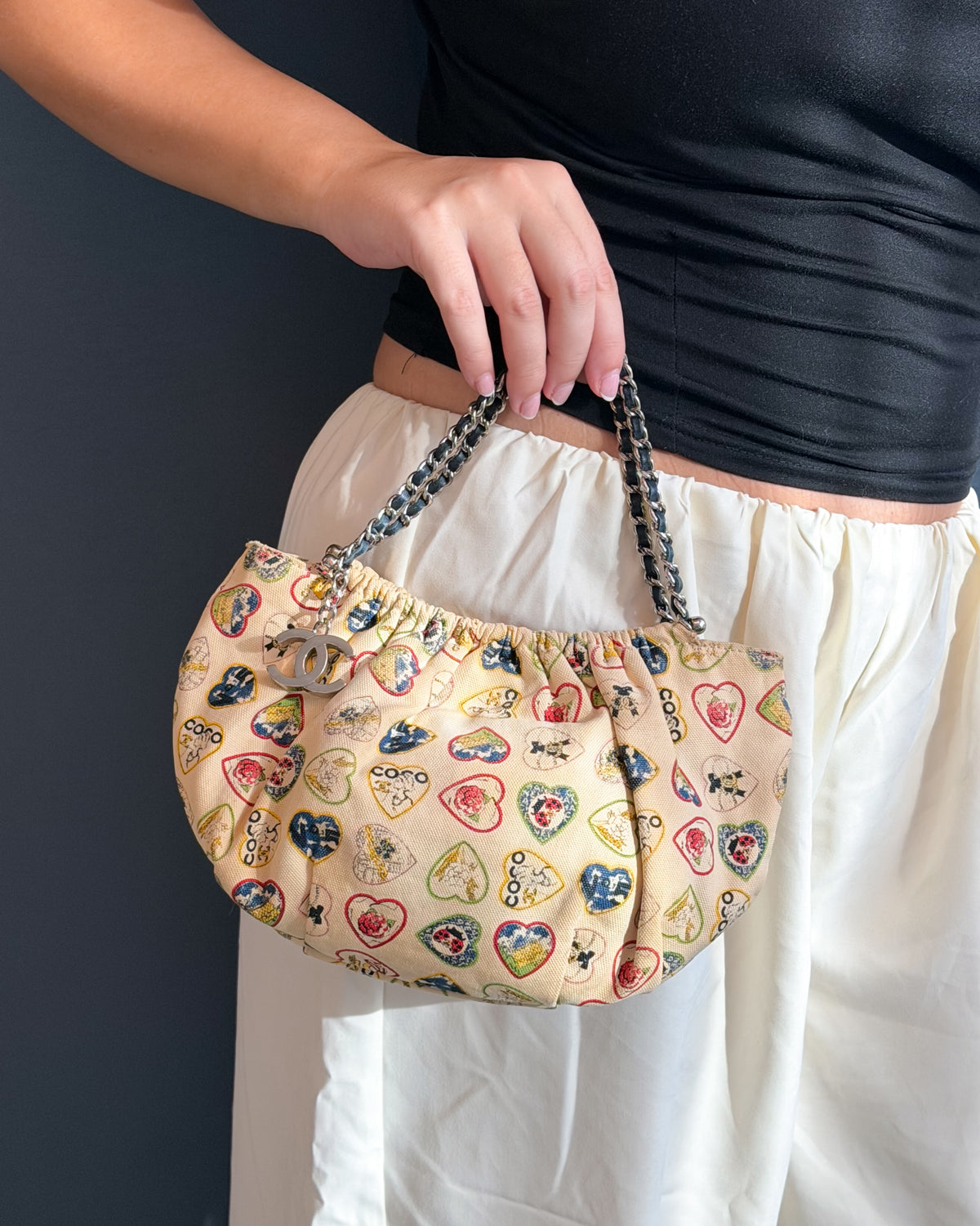 Chanel Coco Hearts 2006 Valentine Chain Handbag