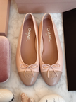 Chanel Ballerina Pink Ballet Flat Shoes (39.5)