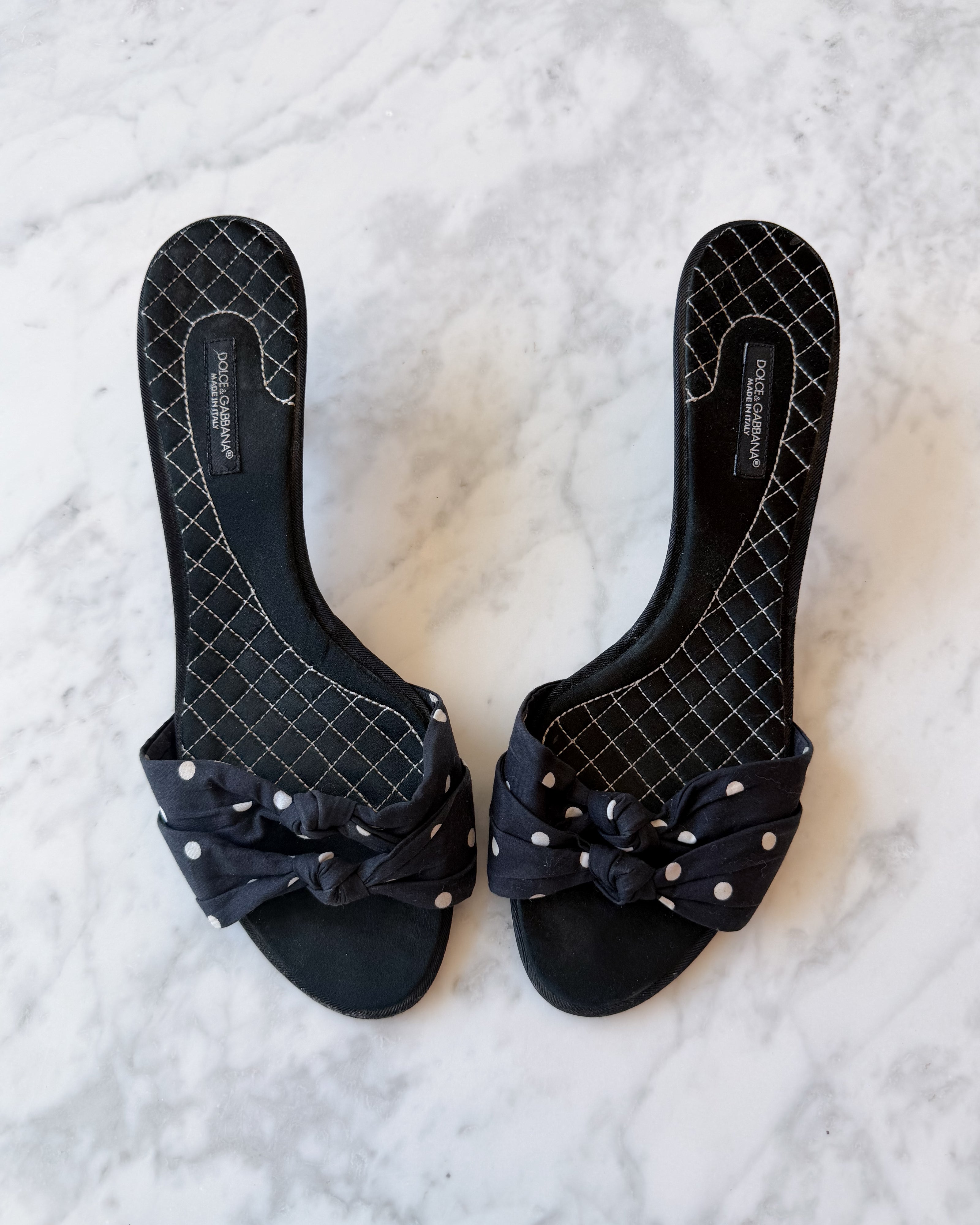 Dolce & Gabbana Polka Dot Mules (EU 40)