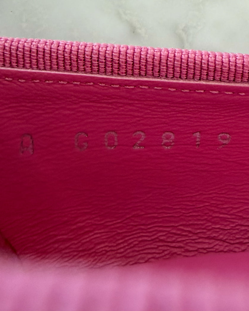 UNWORN Chanel Bubblegum Pink Black CC Cap Toe Ballet Flats (35) - VERY RARE