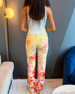 Roberto Cavalli Hibiscus Floral Print Jeans (S)