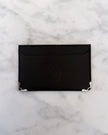 Cartier Black Leather Card Holder with Silver Hardware