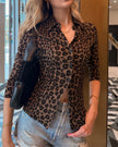 Fendi Cheetah Print Button Up Shirt (XS / S)