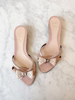 Dior John Galliano Era Baby Pink Kitten Heel Sandals (35.5)