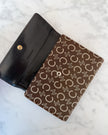 Celine Brown Macadam Monogram Trifold Wallet (Unused)