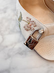 Dior by Galliano 2000s Archive Floral Key Lock Mules (39.5)