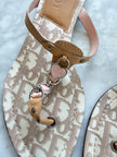 Dior John Galliano Era Monogram Sandals with Hearts (39.5)