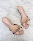 Dior John Galliano Era Baby Pink Kitten Heel Sandals (35.5)