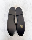 BRAND NEW Chanel Black Quilted Fabric Ballet Flats (38)