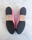 Chanel Shimmer Pink & Black CC Ballet Flats (36.5)