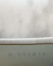 BRAND NEW Chanel Two-Tone White Leather & Patent Blue Toe Ballet Flats (38.5)