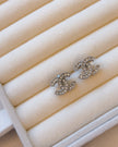 Chanel 2023 Métiers d’Art Crystal CC Earrings