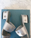 Chanel Star Embellished Slide Sandals (37)