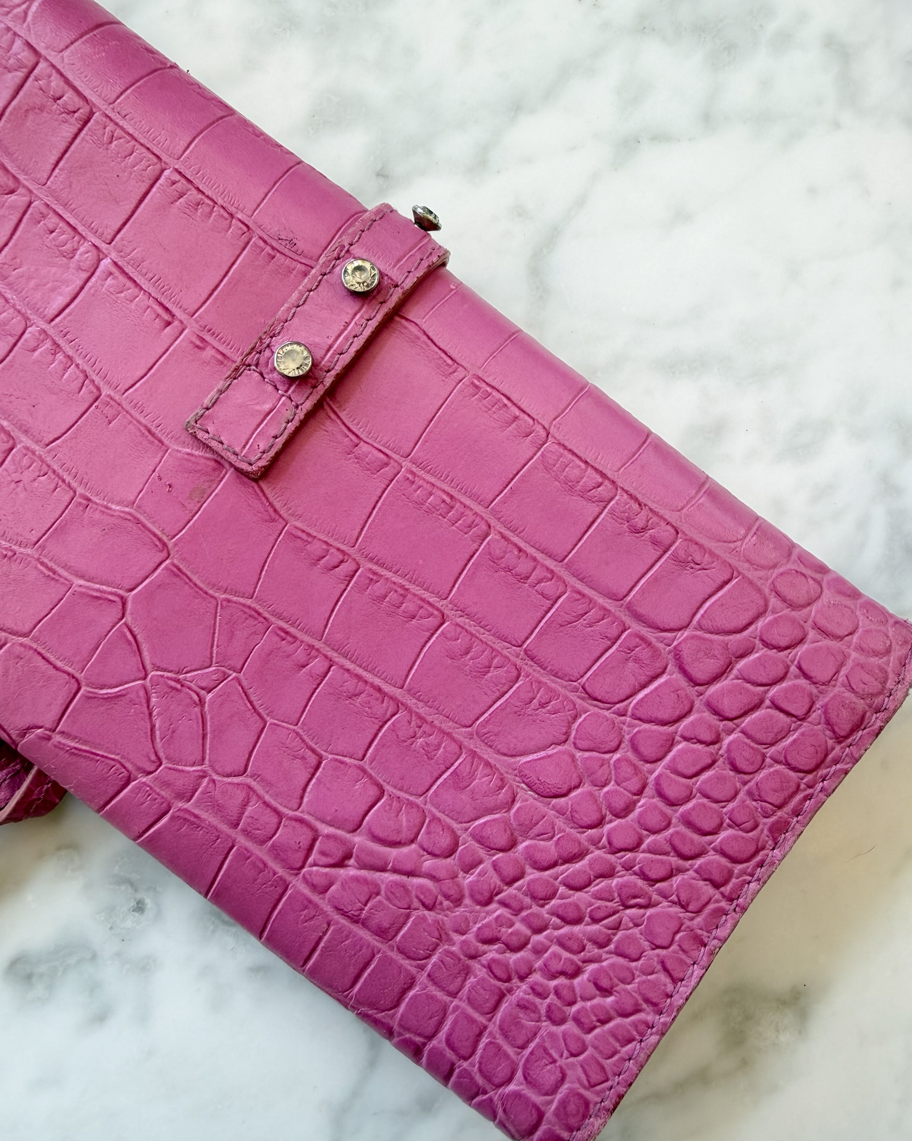 Dolce & Gabbana Pink Handbag with Buckle Details