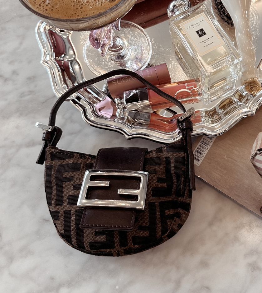 Fendi Monogram Mini Croissant Bag
