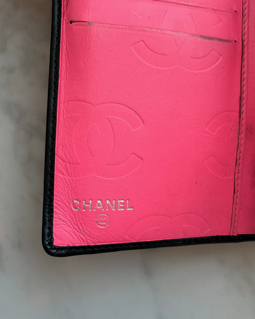 Chanel Cambon CC Quilted Long Wallet