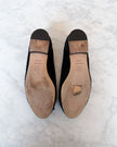 Chanel Black Mesh CC Cap Toe Ballet Flats (35.5)