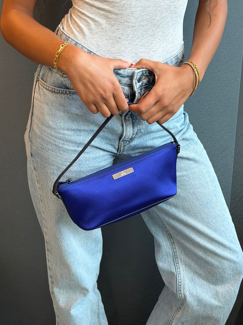 Gucci Boat Handbag in Electric Blue (Very rare!)