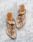 Dior John Galliano Era Monogram Sandals with Hearts (39.5)