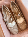 Miu Miu 2025 Blush Leather Ballet Flats (36.5) RRP £820