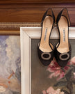 Manolo Blahnik Sedaraby Pumps in Black (37.5)