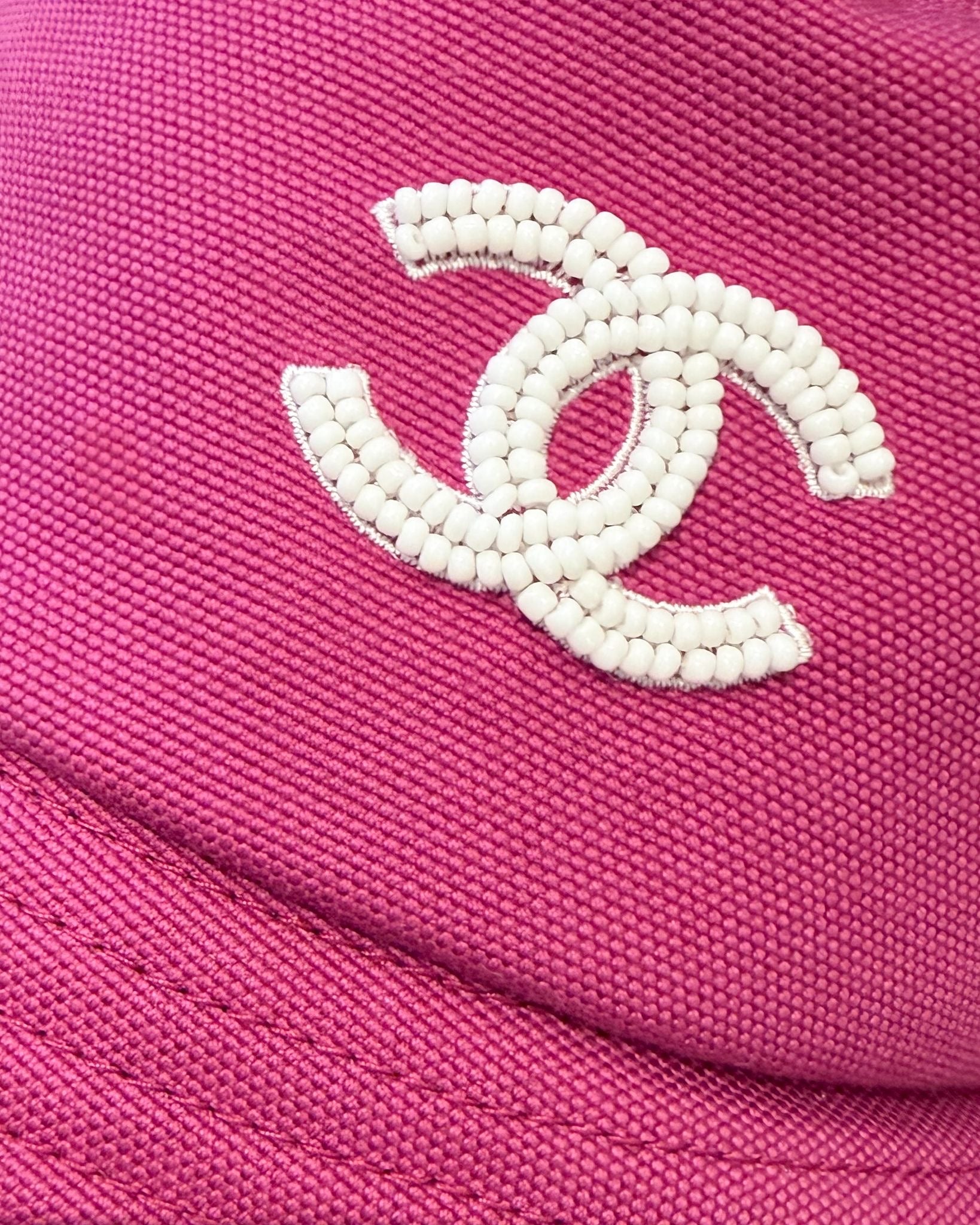 Chanel Pink Bucket Hat (M)