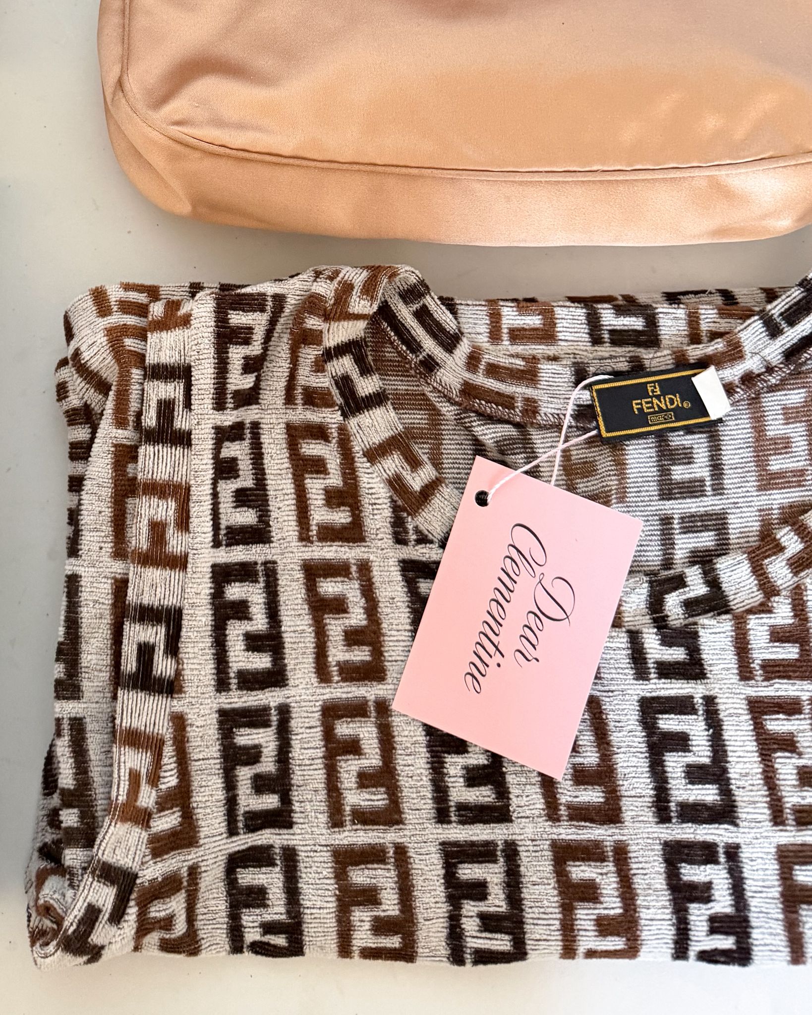 Fendi Monogram Print Dress (S)