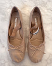 Miu Miu 2025 Blush Leather Ballet Flats (36.5) RRP £820