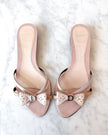 Dior John Galliano Era Baby Pink Kitten Heel Sandals (35.5)